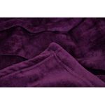 Mintra TWZ -Warm Microfiber Blanket - 1 Pc - Ppurple 130x180 Cm