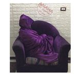 Mintra Super Soft Unisex Blanket Cape / Hoodie - One Size Fits All (Purple)