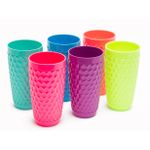 Durable- Colourful - Healthy Cup - 550 ML - 3 Pcs