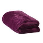 Mintra Super Soft Warm Microfiber Blanket - Large - Purple