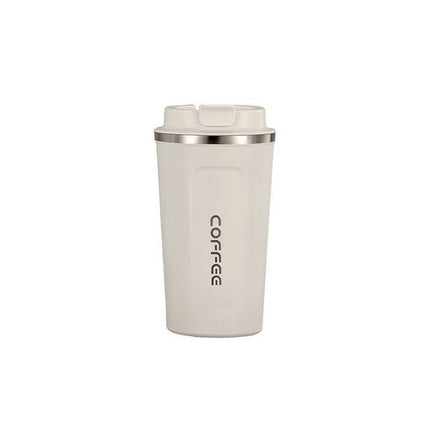 Portable Stainless Steel Vacuum Mug - 510ml - Off White 1 Piece