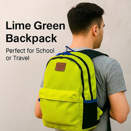 Mintra Durable. Comfortable Backpack - Waterproof - 20 L - Lime Green - 1 Pc