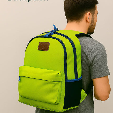 Mintra Durable. Comfortable Backpack - Waterproof - 20 L - Lime Green - 1 Pc