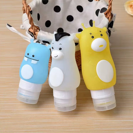 Silicone Travel Bottle (Lotion, Cream, shampoo, gel) - 3 Pcs