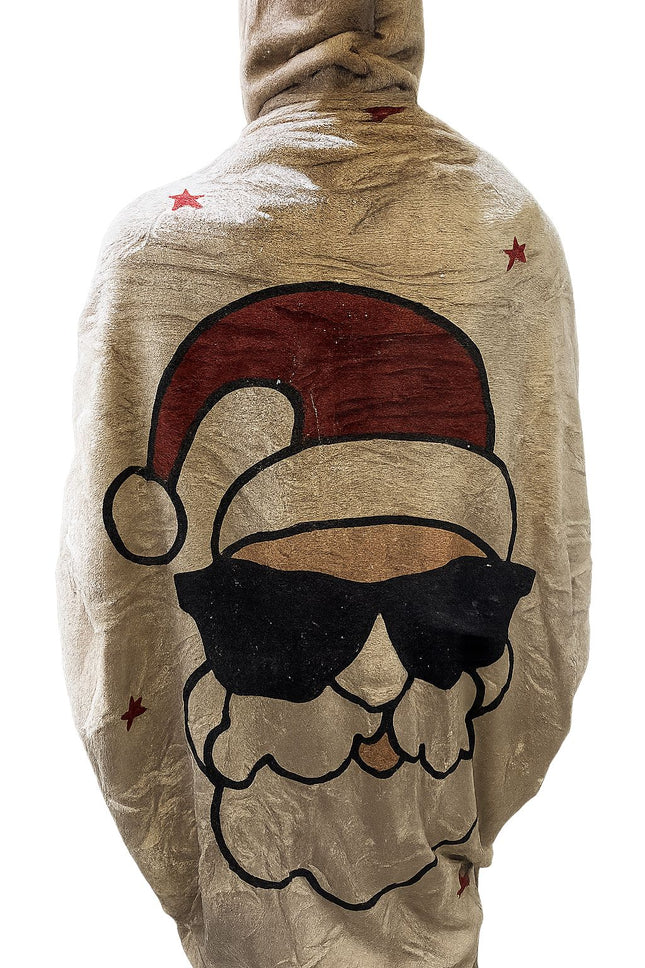 Printed cape hoodie blanket