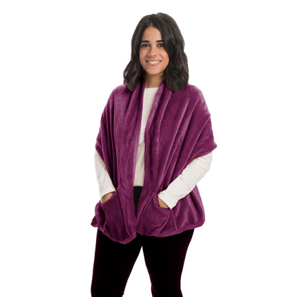 Fleece Shawl With Pockets
شال مايكروفايبر بيجيوب