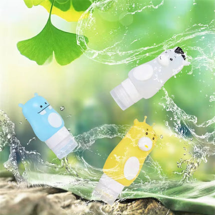 Silicone Travel Bottle (Lotion, Cream, shampoo, gel) - 3 Pcs