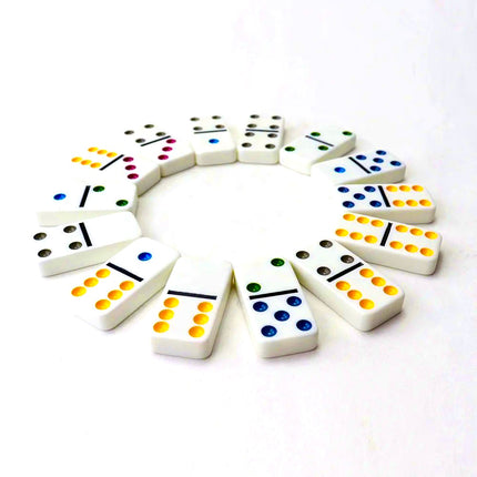 Dominoes - Color Dot - Metal Box