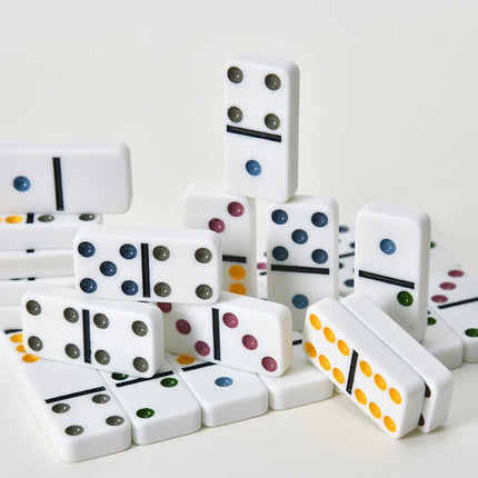 Dominoes - Color Dot - Metal Box