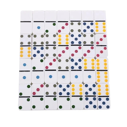Dominoes - Color Dot - Metal Box