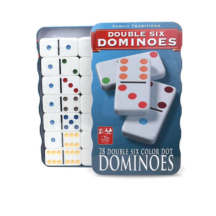 Dominoes - Color Dot - Metal Box