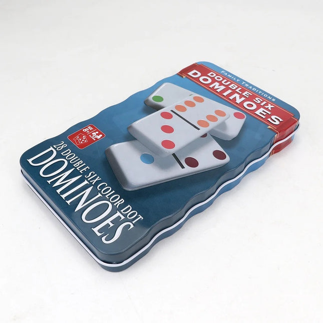 Dominoes - Color Dot - Metal Box
