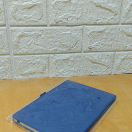 A5 Notebook With Leather Cover - Blue