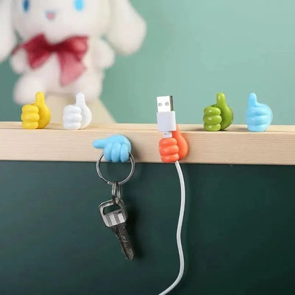 20 PCs Of Silicone Wire Organizer Hand Shaped