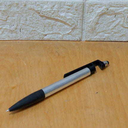 Amana- 3 In 1 Pen For Writing & Smart Devices - 1 Pc - Silver / Black