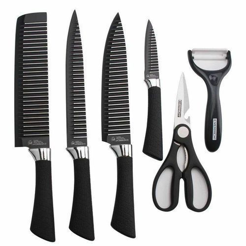 Original Knives Set - Anti- Bacterial Coating - 6 Pcs