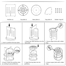 Rotating Makeup Organizer