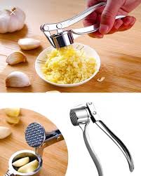 Stainless Steel Garlic Grinder - Silver