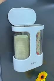Ecoco High Quality Double Sided Cup Holder - Self Adhesive - Dust-proof - 1 Pc