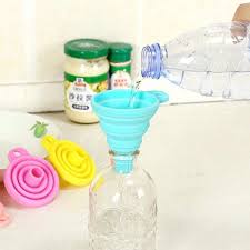 High Quality - Silicone Foldable Funnel - 3 Pcs