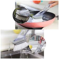 Cleaning Brush With Handle & Tank Soap 1 Pc
