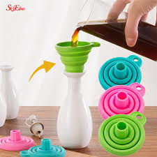 High Quality - Silicone Foldable Funnel - 3 Pcs