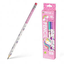 Wonderful Pencil Set & Rubber - 24 Pcs On 2 B0XS