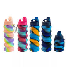 Foldable Silicone Water Bottle 1 Pc