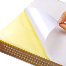 A4 Printing Paper - White Label - Sticker - 100 Sheets On Packet