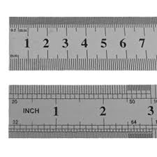 Metal Ruler - 30 Cm - 4 Pcs