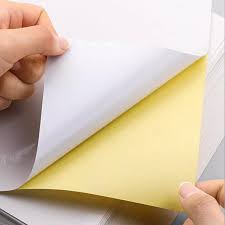 A4 Printing Paper - White Label - Sticker - 100 Sheets On Packet