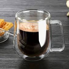 Double Layer Mug With Handle