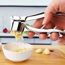 Stainless Steel Garlic Grinder - Silver